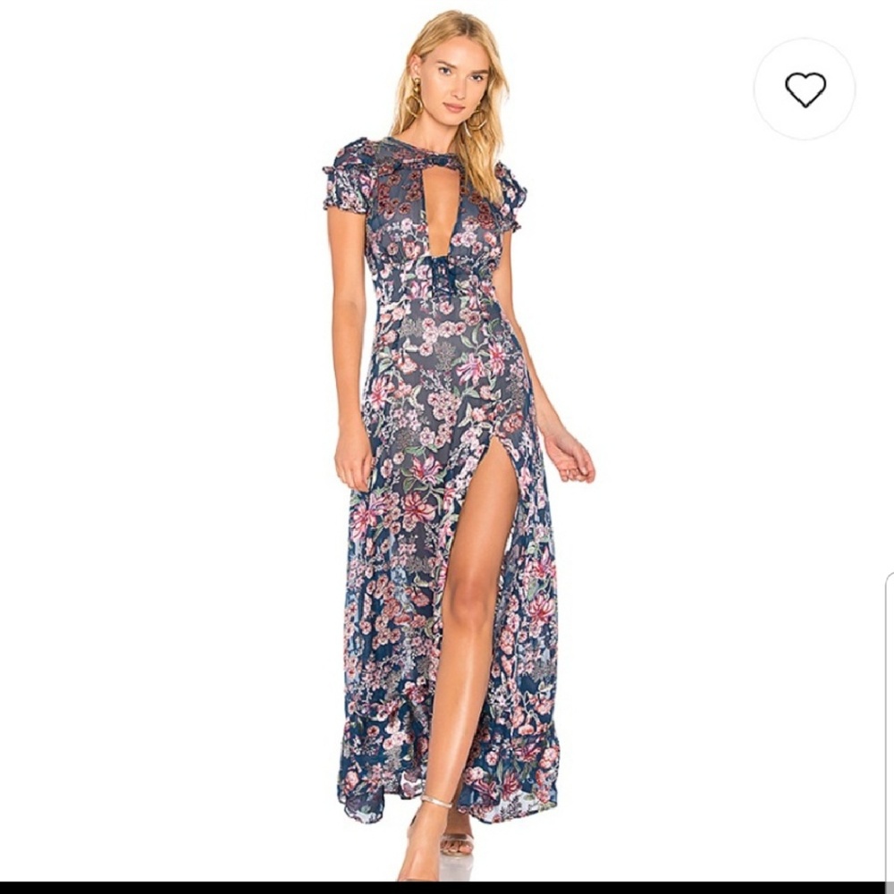 NWT For love and lemons floral maxi dress